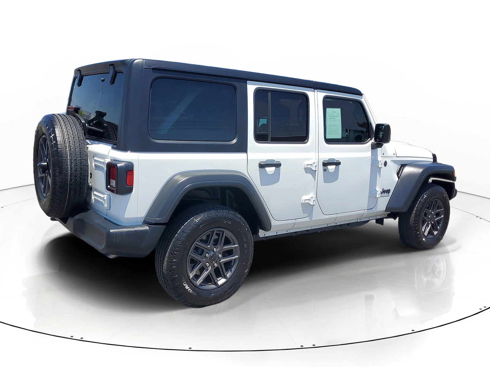 Certified Used 2025 White Jeep Sport S image 3