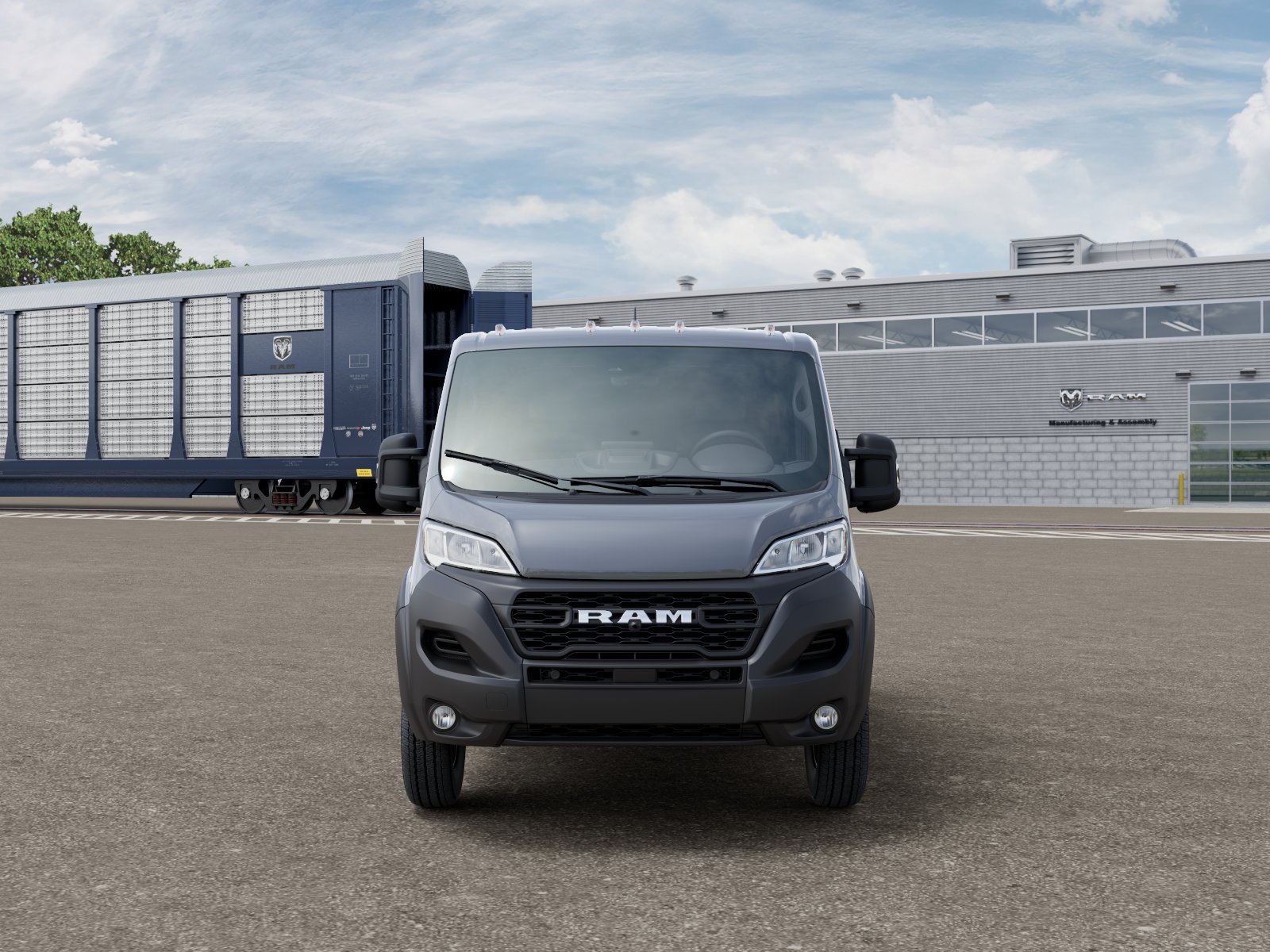 New 2026 Ceramic Gray Clear-Coat Exterior Paint RAM Tradesman image 6