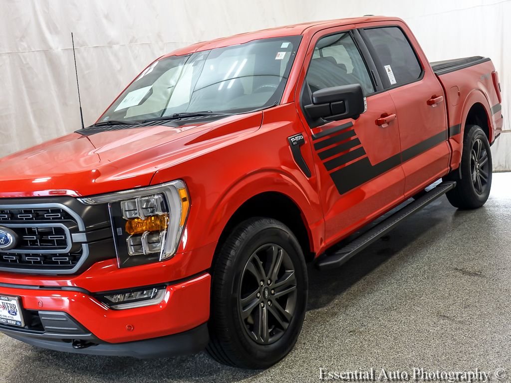 Used 2022 Race Red Ford XLT image 4