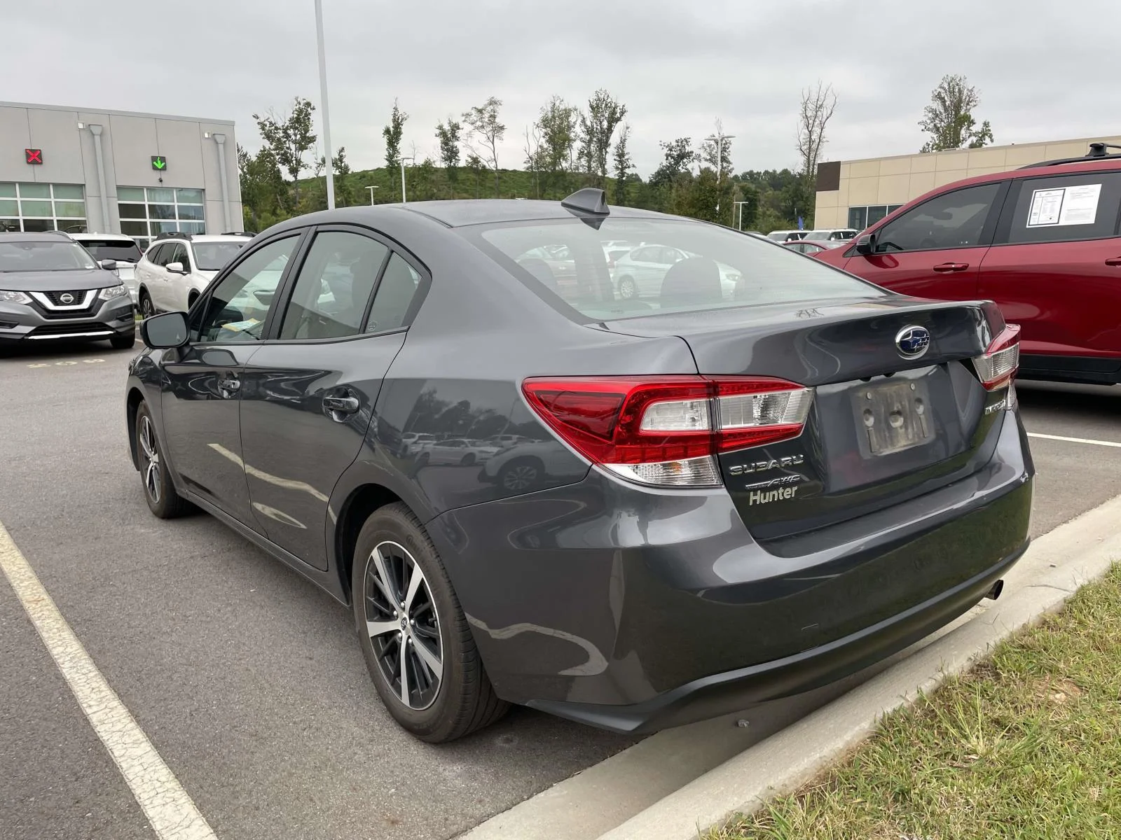 Used 2022 Magnetite Gray Metallic Subaru Premium image 3