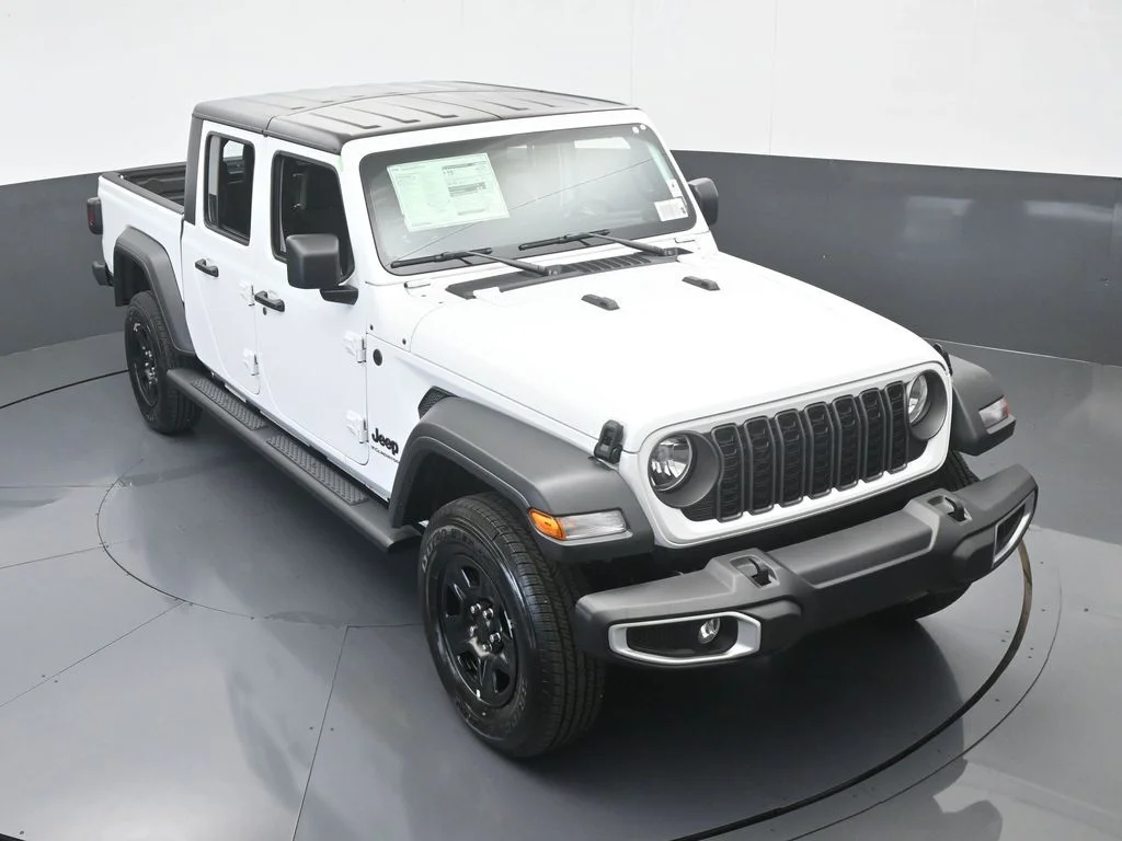 Used 2025 Bright White Clearcoat Jeep Sport image 50