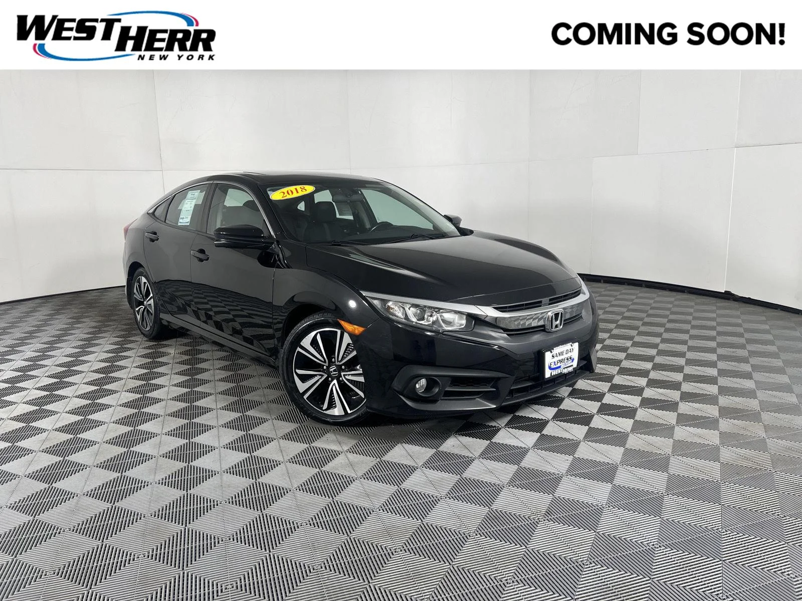 Used 2018 Crystal Black Pearl Honda EX-T image 1