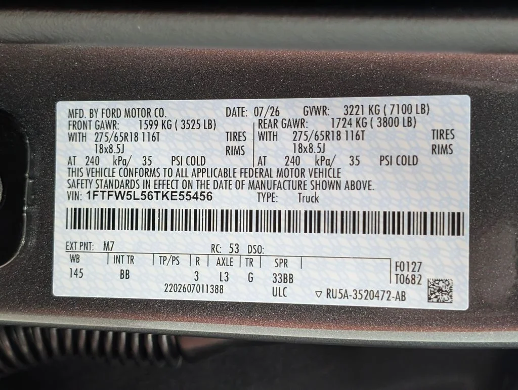 New 2026 Carbonized Gray Metallic Ford Lariat® image 29