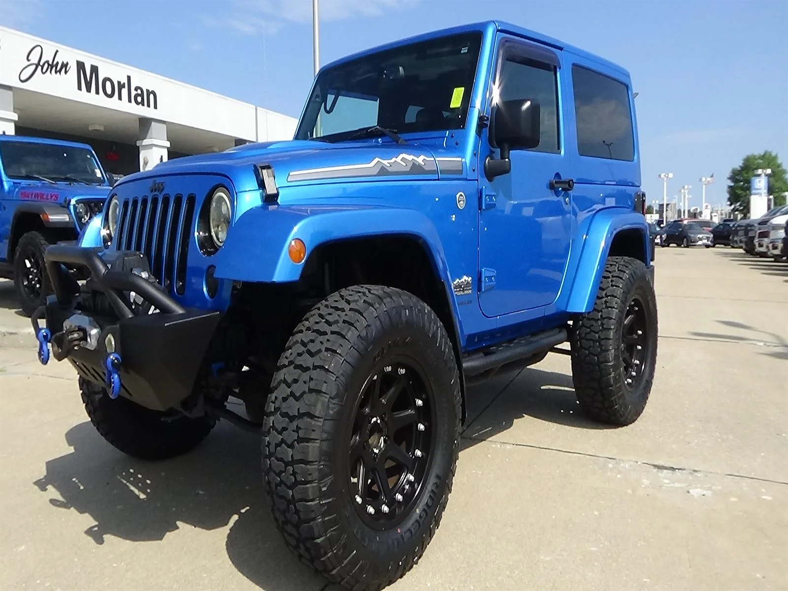 Used 2014 Hydro Blue Pearl Coat Jeep Polar Edition image 2