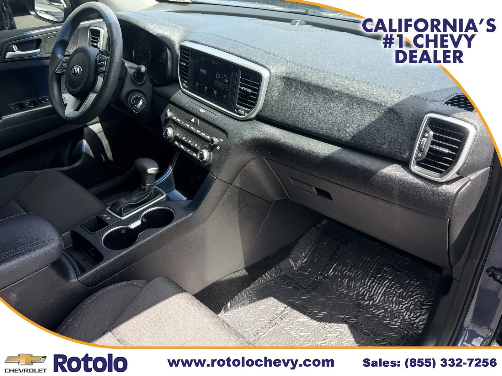 Used 2021 Pacific Blue Kia LX image 7