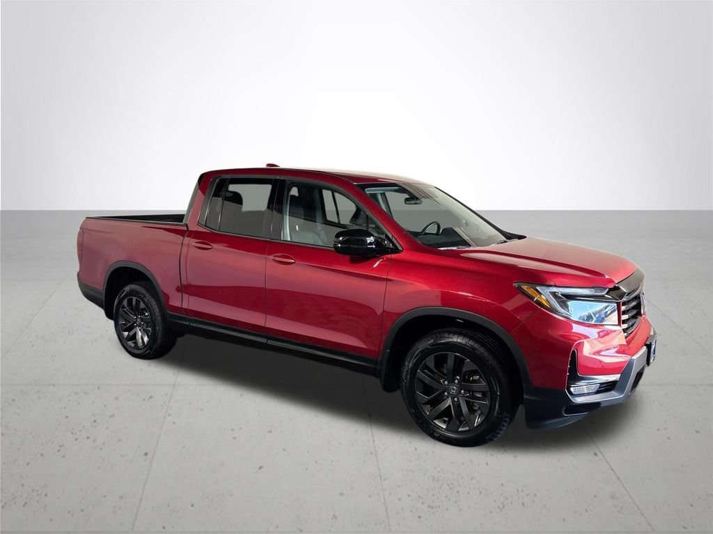 Used 2021 Radiant Red Metallic II Honda Sport image 4