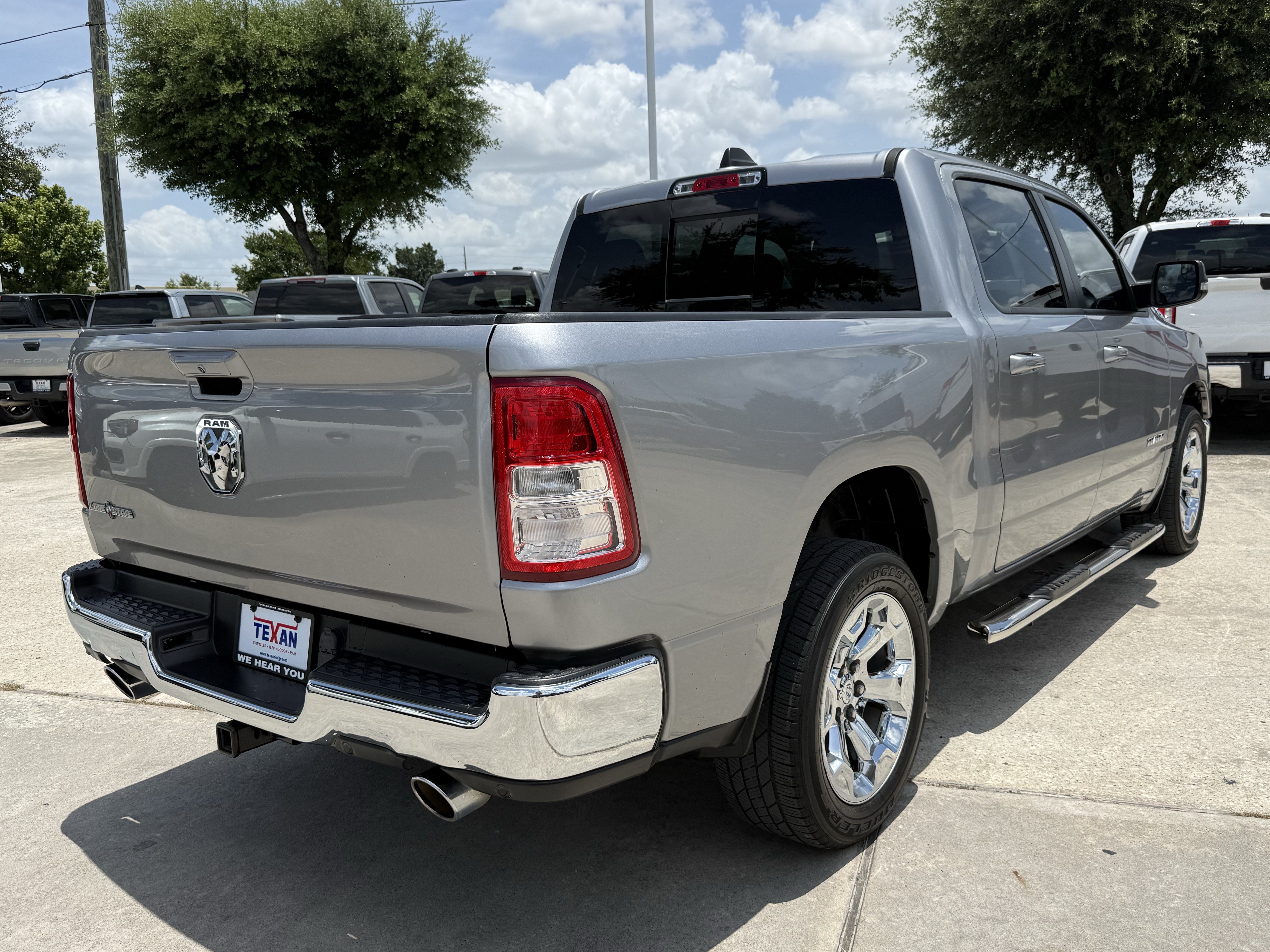 Used 2021 Billet Silver Metallic Clearcoat Ram Lone Star image 4