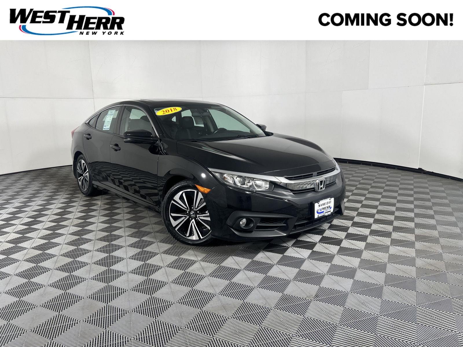 Used 2018 Crystal Black Pearl Honda EX-T image 1