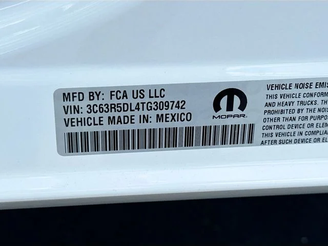 New 2026 Bright White Clear-Coat Exterior Paint RAM Big Horn image 22