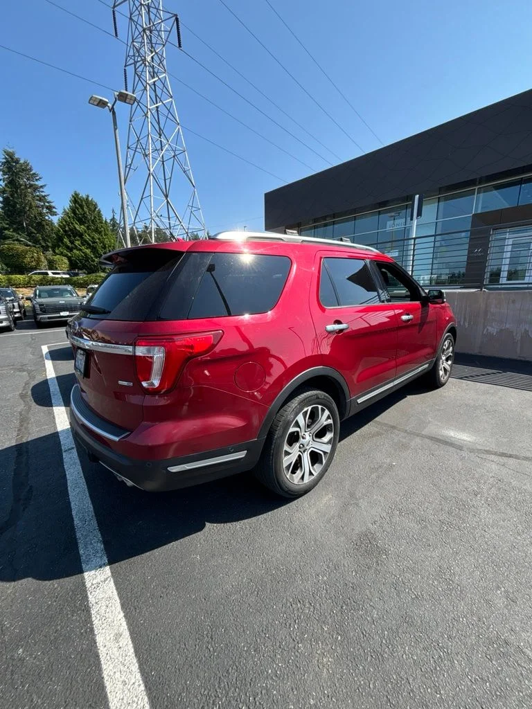 Used 2018 Ruby Red Metallic Tinted Clearcoat Ford Platinum image 2