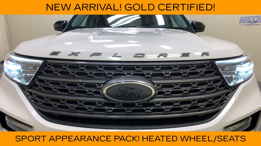 Certified Used 2023 White Metallic Ford XLT image 49