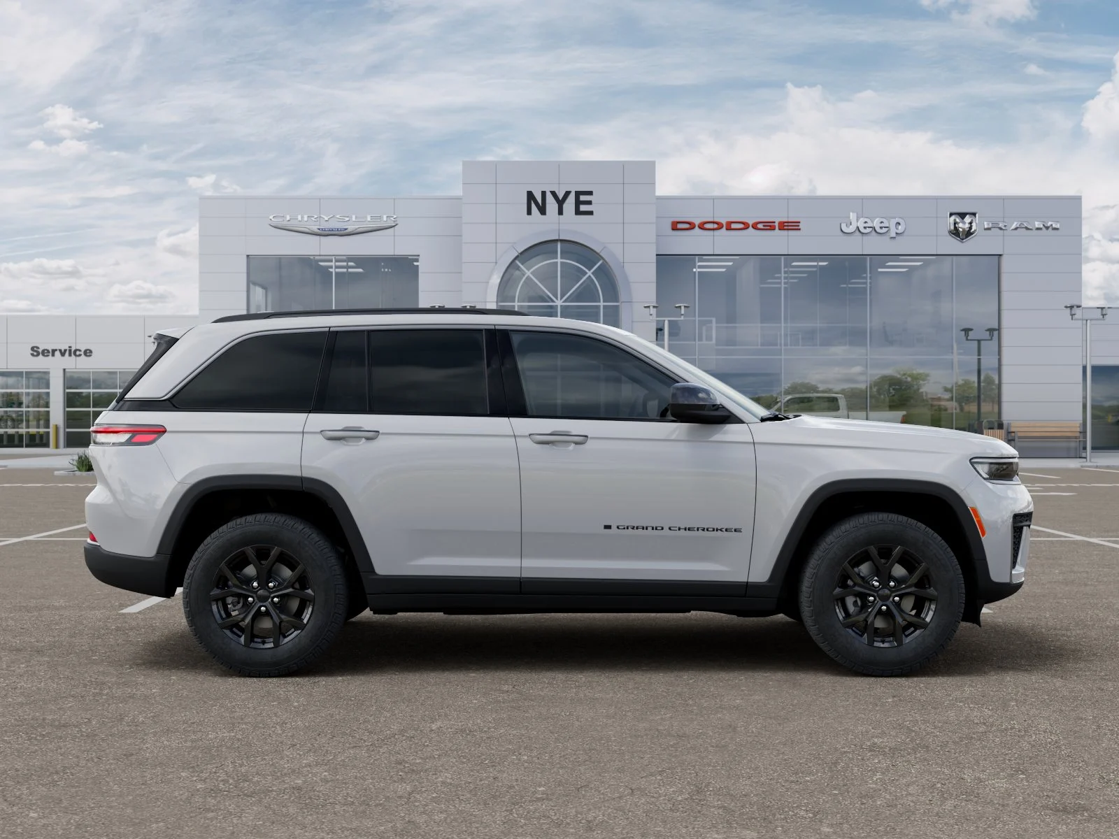 New 2026 Bright White Clear-Coat Exterior Paint Jeep Altitude image 47
