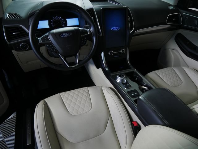 Certified Used 2023 Blue Ford Titanium image 4