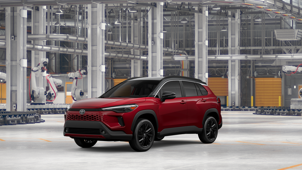 New 2026 Soul Red Crystal  with Jet Black roof Toyota Hybrid XSE image 9