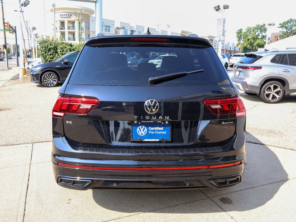 Certified Used 2024 Black Volkswagen 2.0T SE R-Line Black image 4