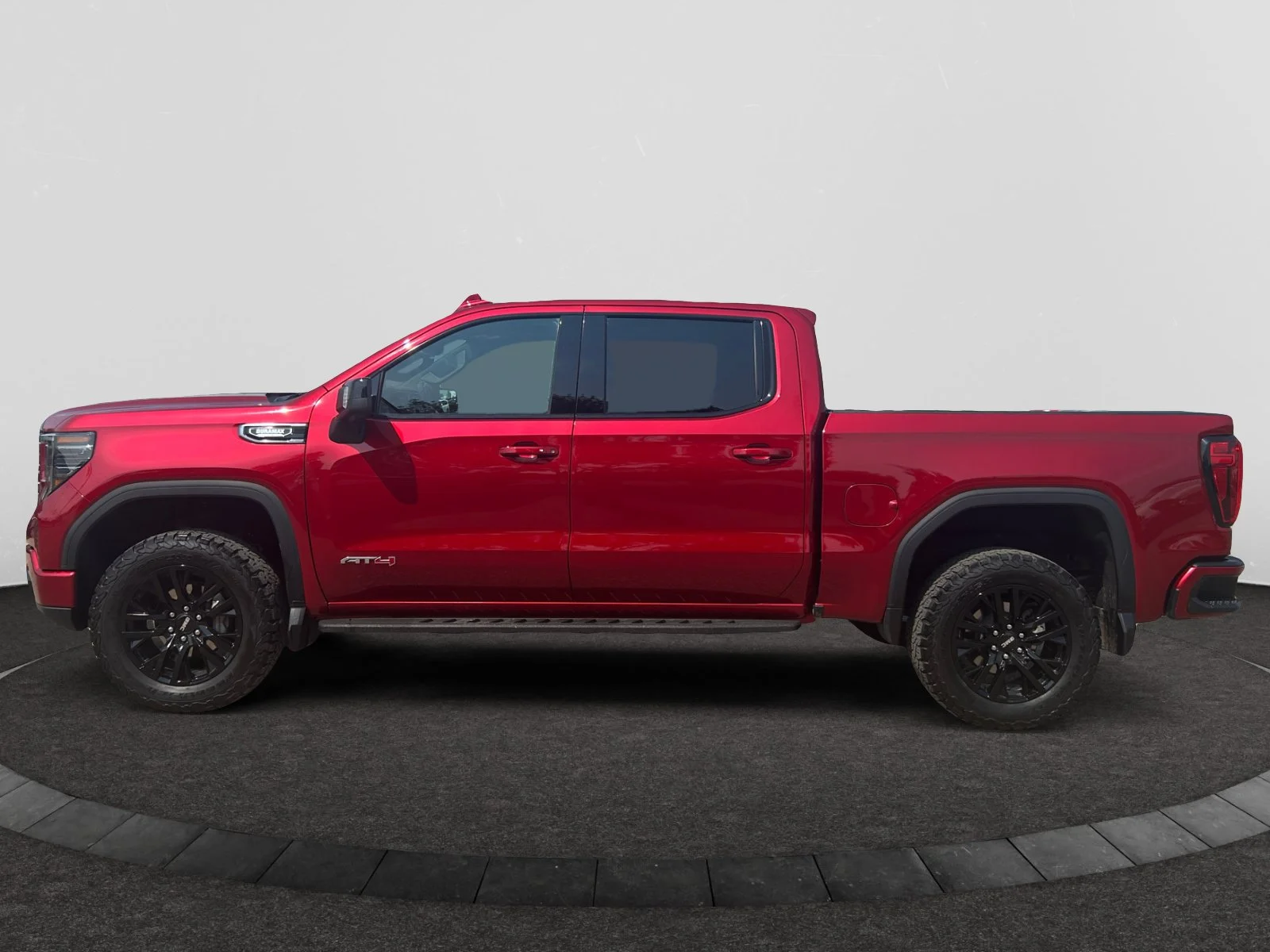 Used 2025 Red GMC AT4 Crew Cab 3.0L Diesel Leather Sunroof Navigation 4x4 image 2