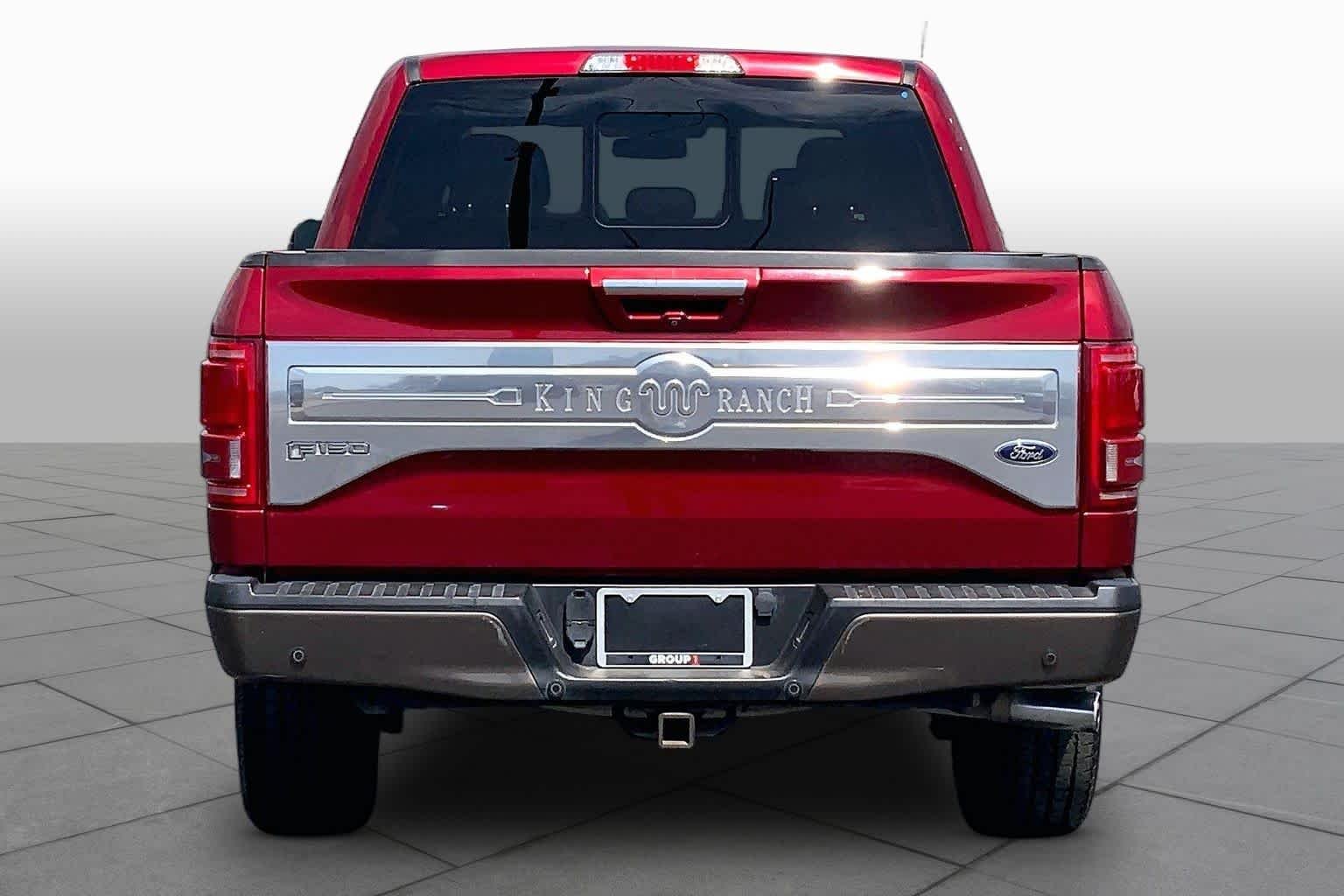 Used 2016 Ruby Red Metallic Clear Coat/Caribou Metallic Ford King Ranch image 5