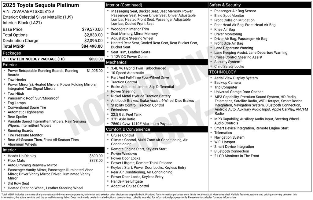 Used 2025 Silver Toyota Platinum image 6