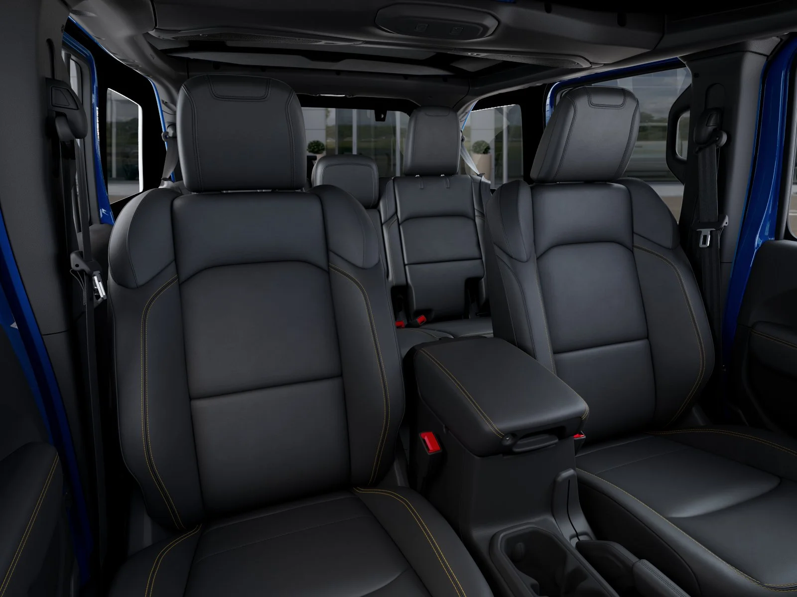 New 2026 Hydro Blue Pearl-Coat Exterior Paint Jeep Sahara image 43