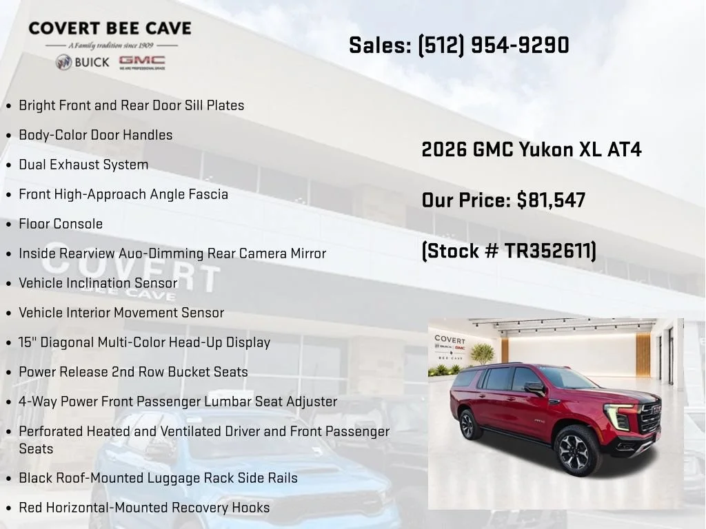 New 2026 Volcanic Red Tintcoat GMC AT4 image 24