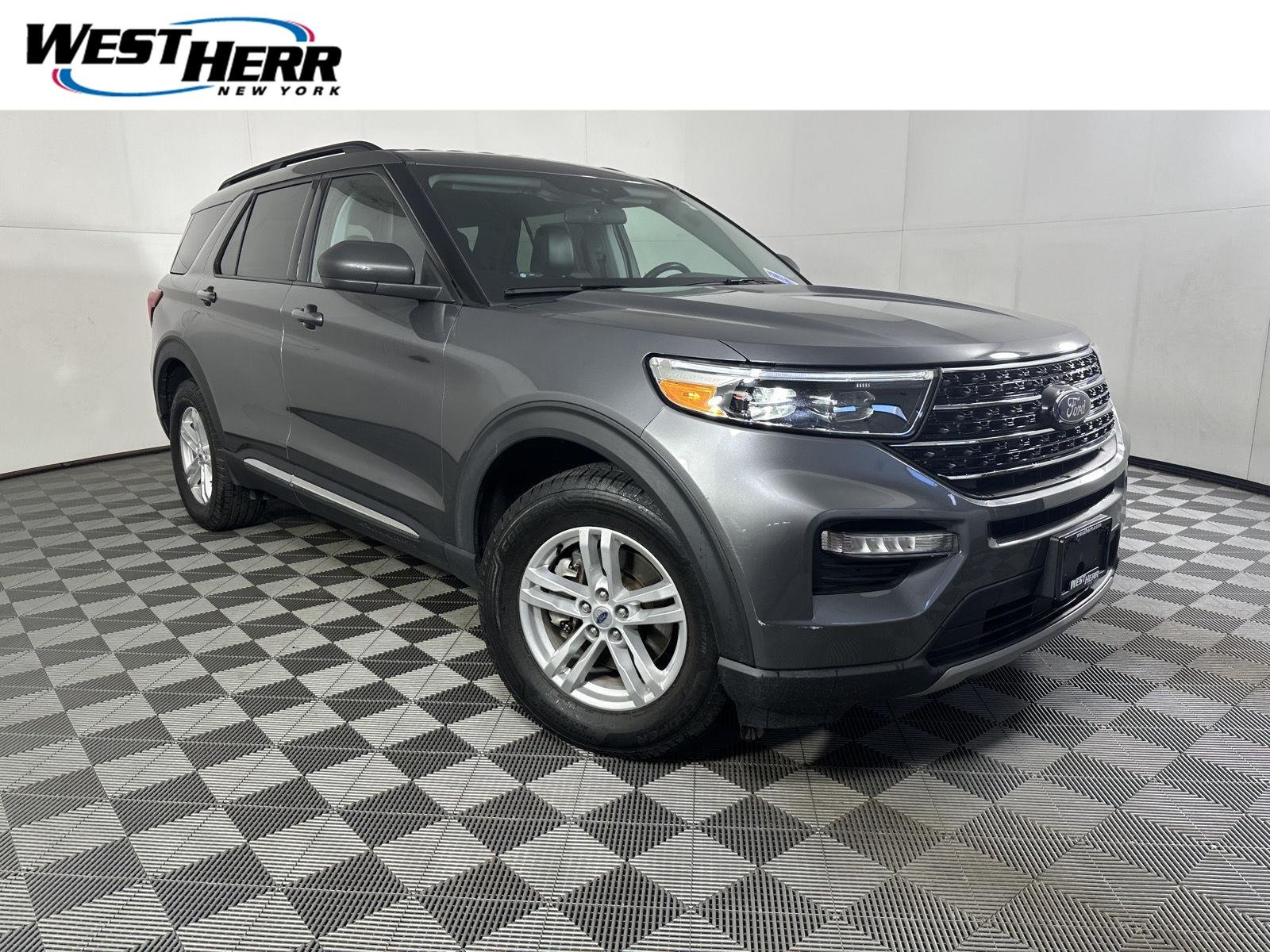 Used 2021 Carbonized Gray Ford XLT image 1