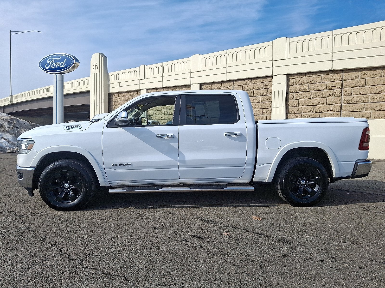 Used 2022 Bright White Clearcoat - PW7 Ram Laramie Crew Cab 4x4 5