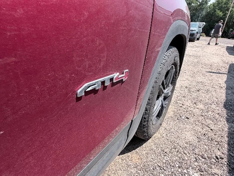 Used 2023 Volcanic Red Tintcoat GMC AT4 image 4
