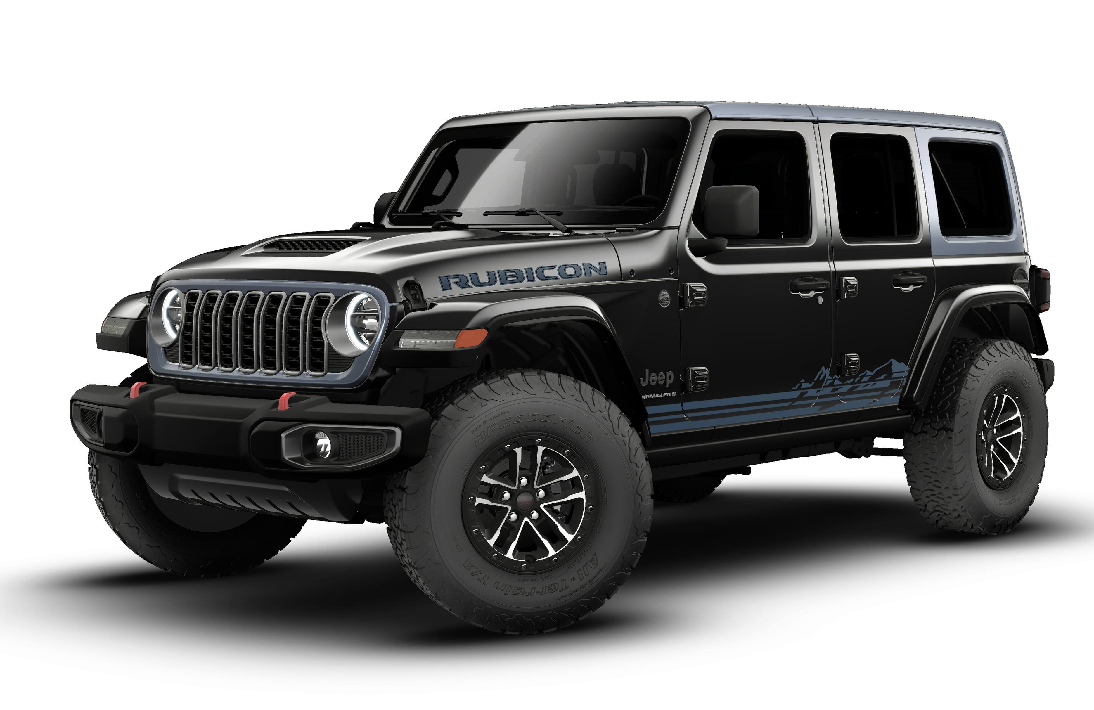 New 2026 Black Clear-Coat Exterior Paint Jeep Rubicon image 27