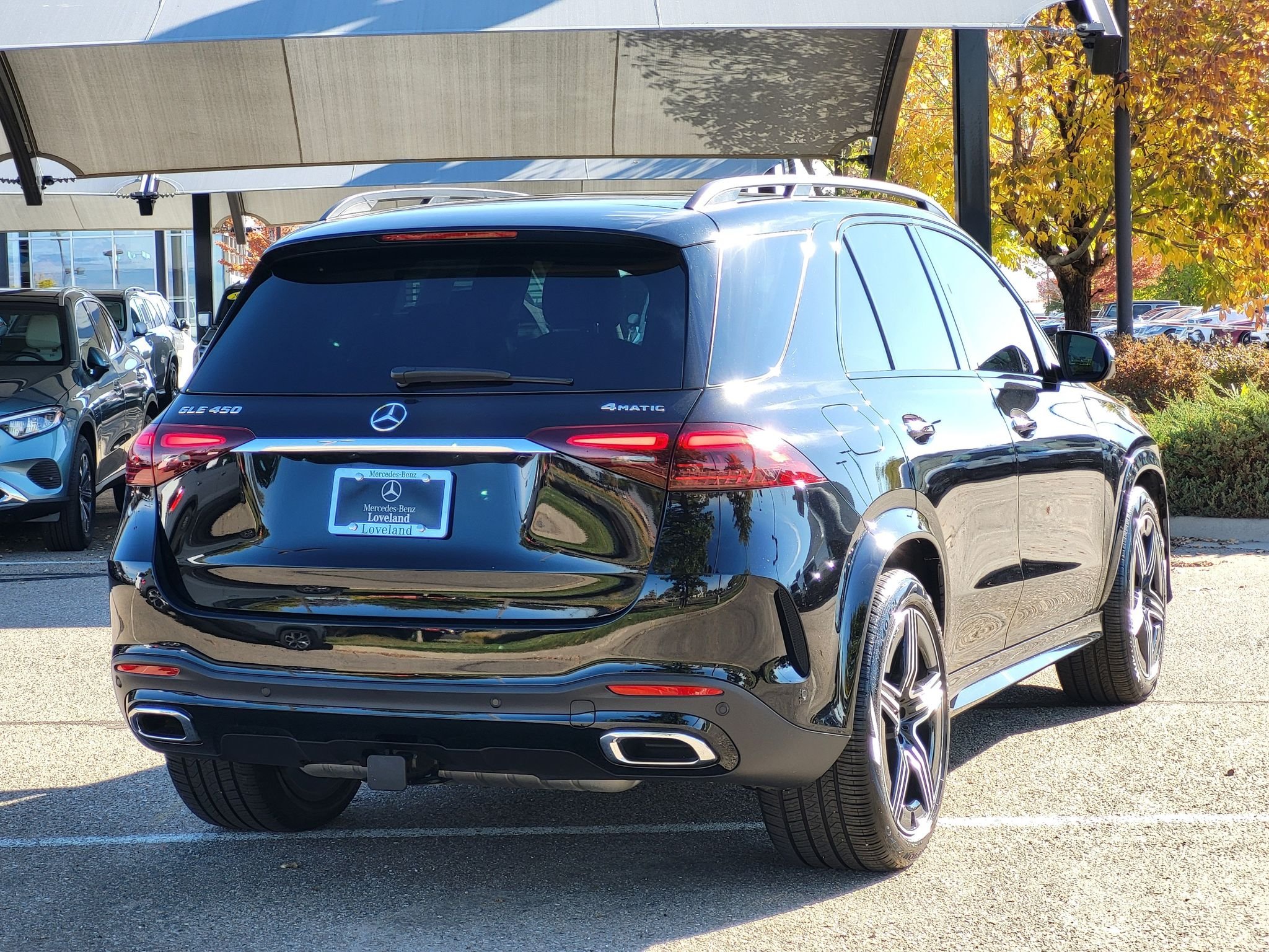 Certified Used 2025 Obsidian Black Metallic Mercedes-Benz GLE450 4MATIC® image 3