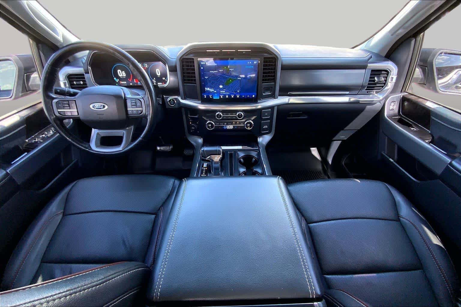 Certified Used 2021 Carbonized Gray Metallic Ford LARIAT image 14