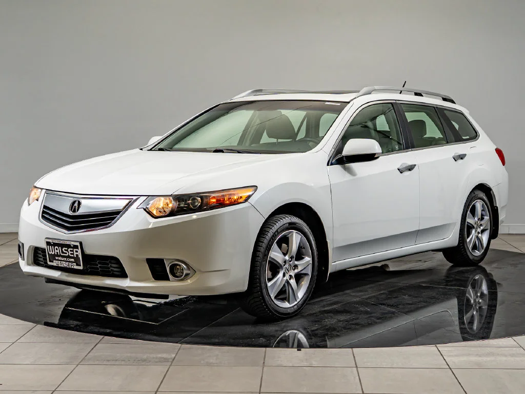 Used 2012 Bellanova White Pearl Acura 5dr Sport Wgn I4 Auto Tech Pkg image 1