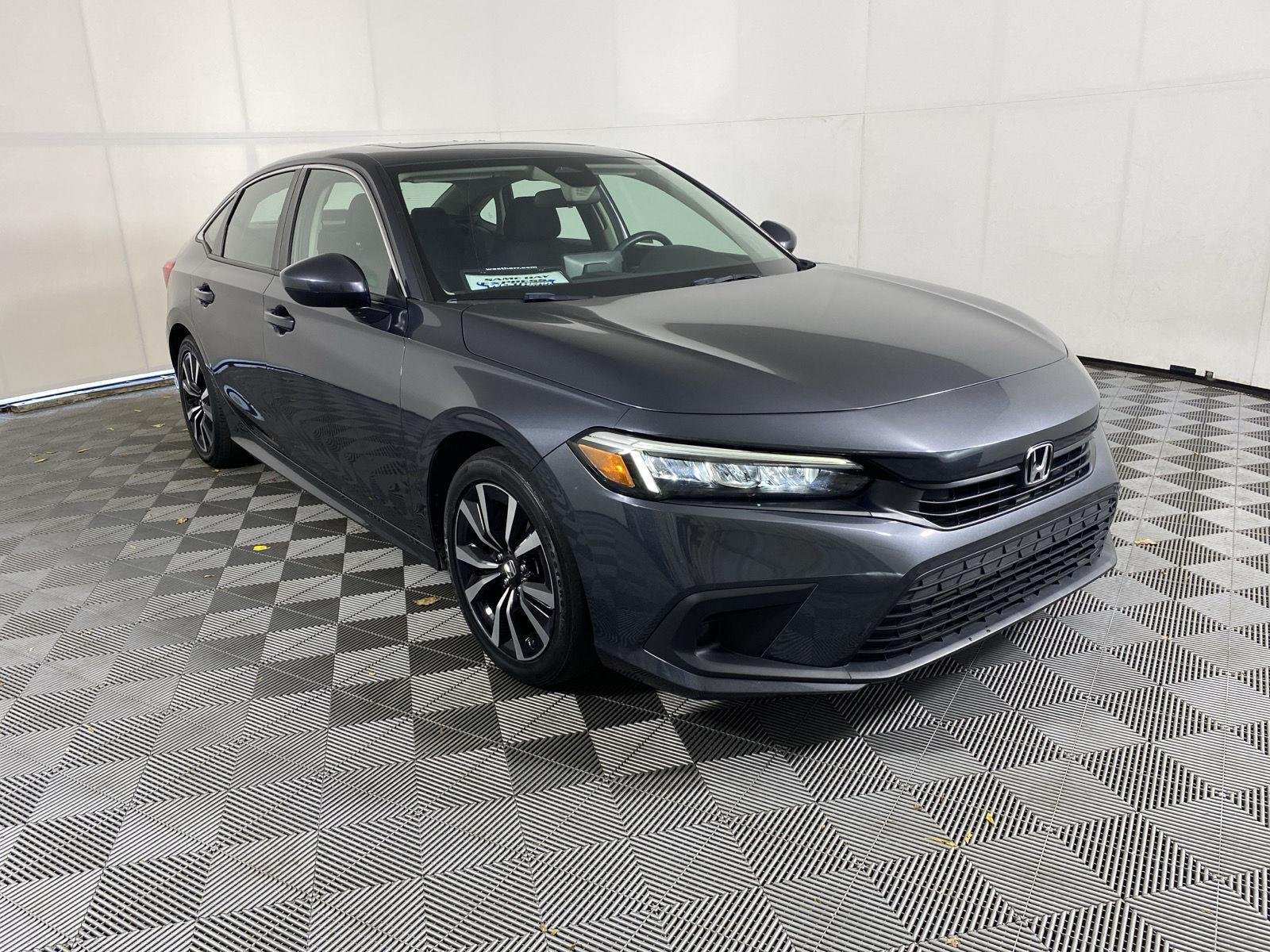 Certified Used 2024 Meteorite Gray Metallic Honda EX image 10