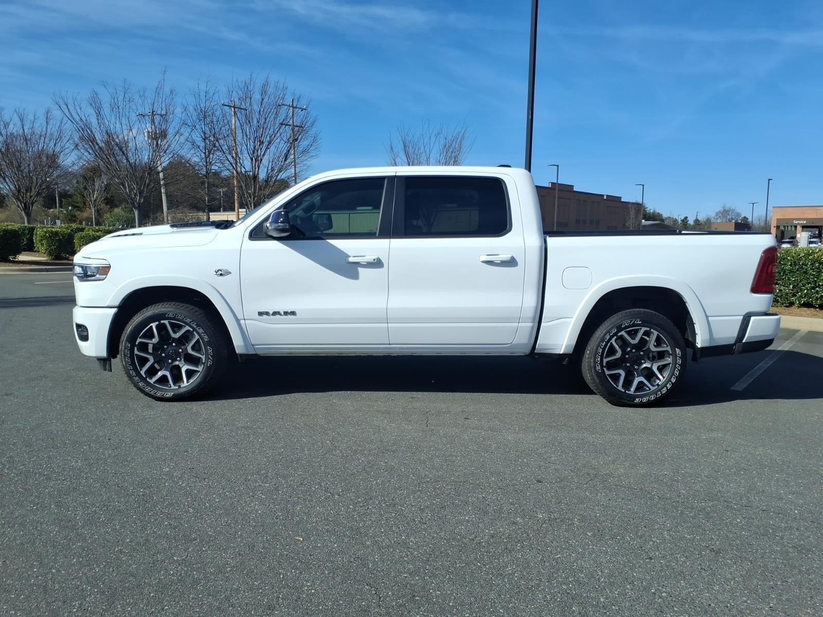 New 2026 Bright White Clear-Coat Exterior Paint RAM Laramie image 3