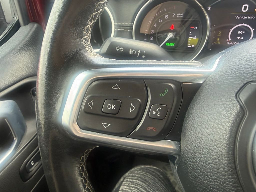 Used 2021 Red Jeep Unlimited Sahara 4xe image 21