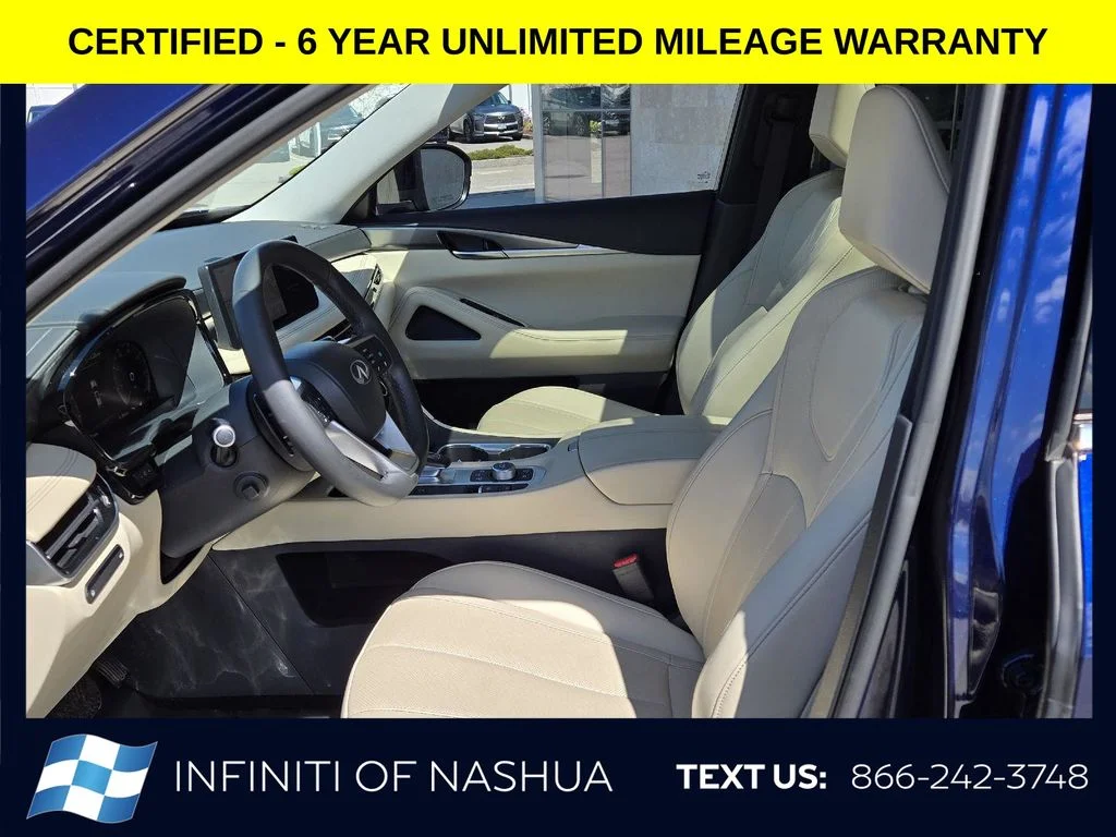 Certified Used 2023 Blue INFINITI LUXE image 7