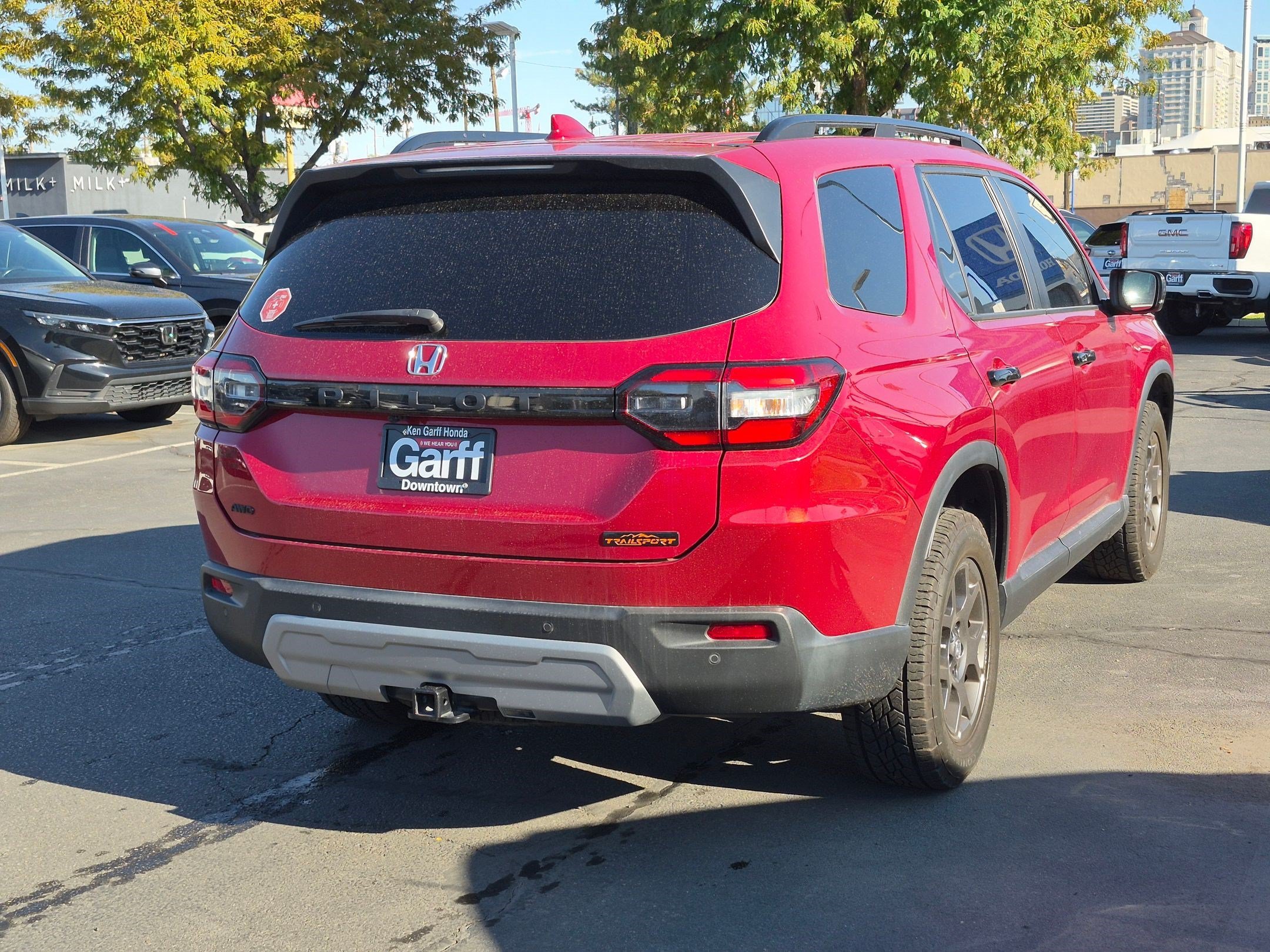 Used 2025 Radiant Red Metallic II Honda TrailSport image 3