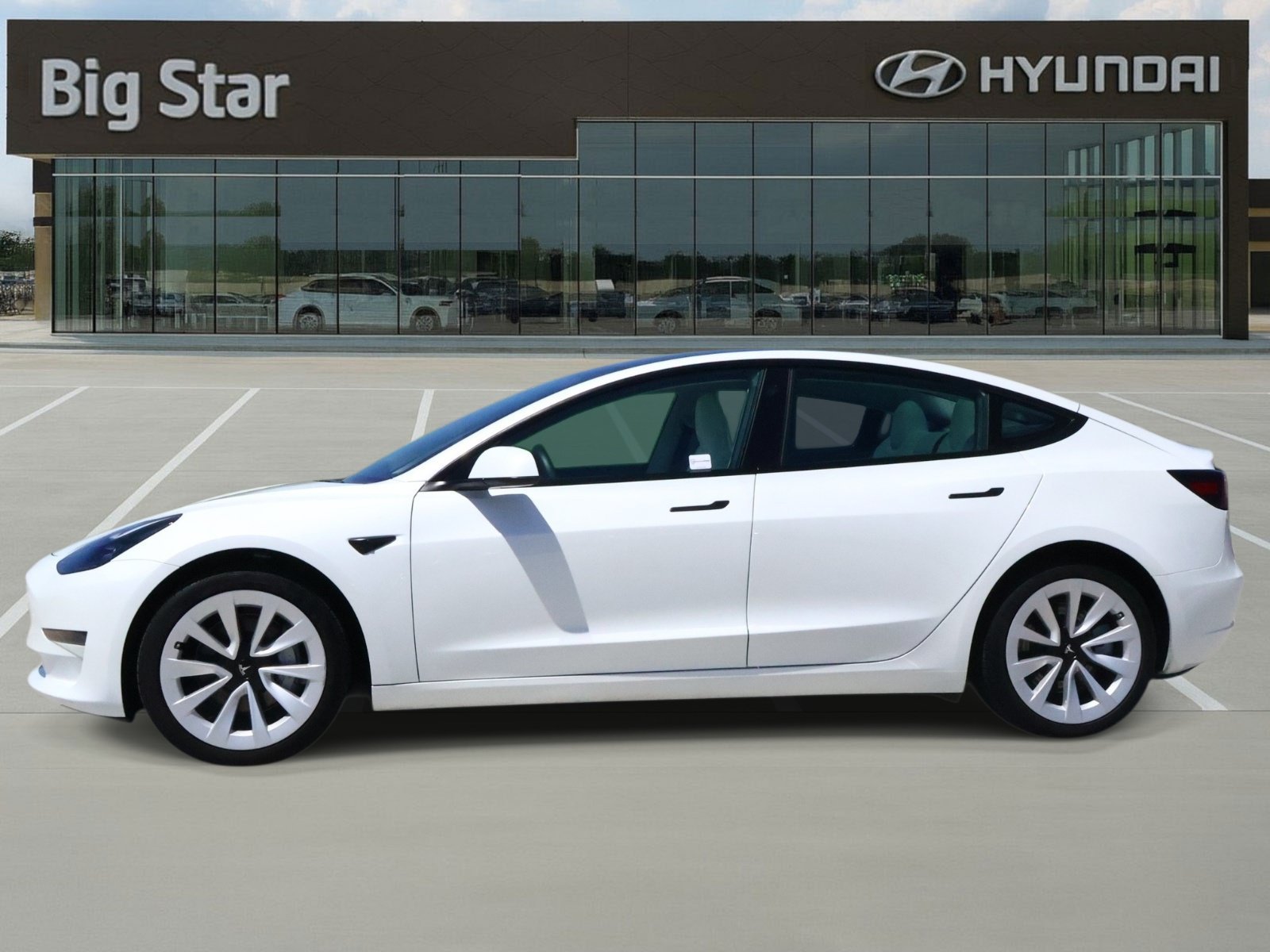 Used 2023 Tesla Model 3 Base with VIN 5YJ3E1EA4PF612851 for sale in Friendswood, TX