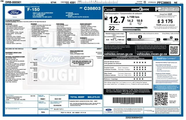 Certified Used 2023 White Ford XLT image 2