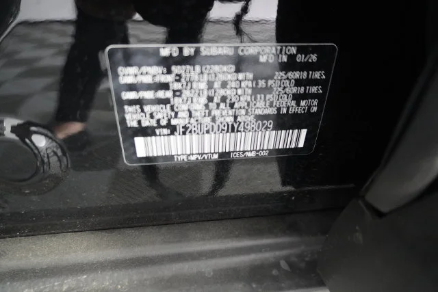 Certified Used 2026 Black Subaru Limited image 22