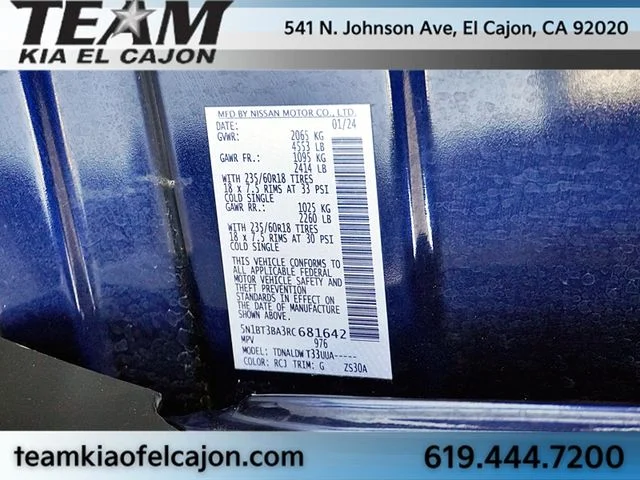 Used 2024 Blue Nissan SV image 33