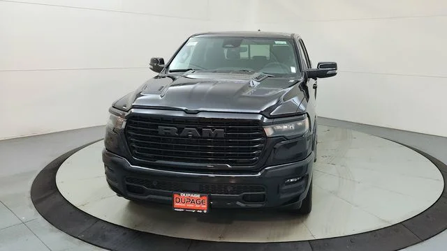 New 2026 Diamond Black Crystal Pearl-Coat Exterior Paint RAM Laramie image 2