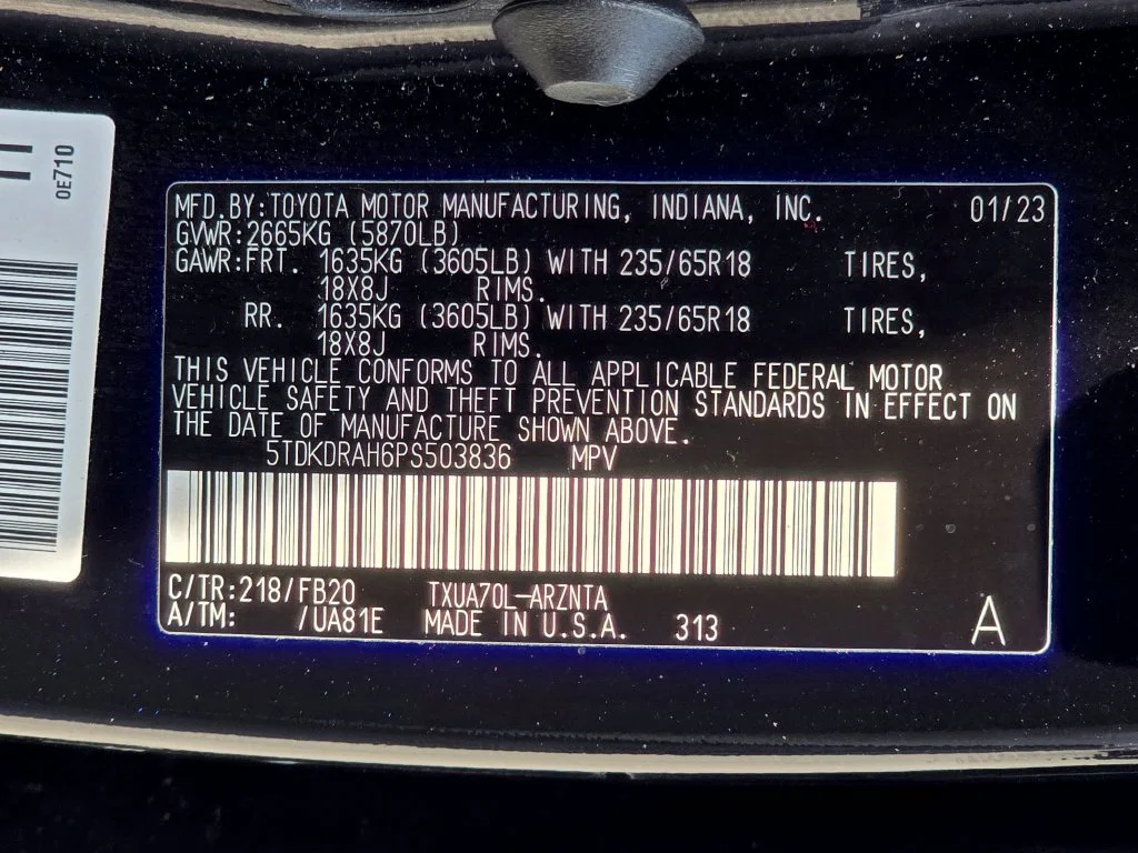 Certified Used 2023 Black Toyota LE image 53