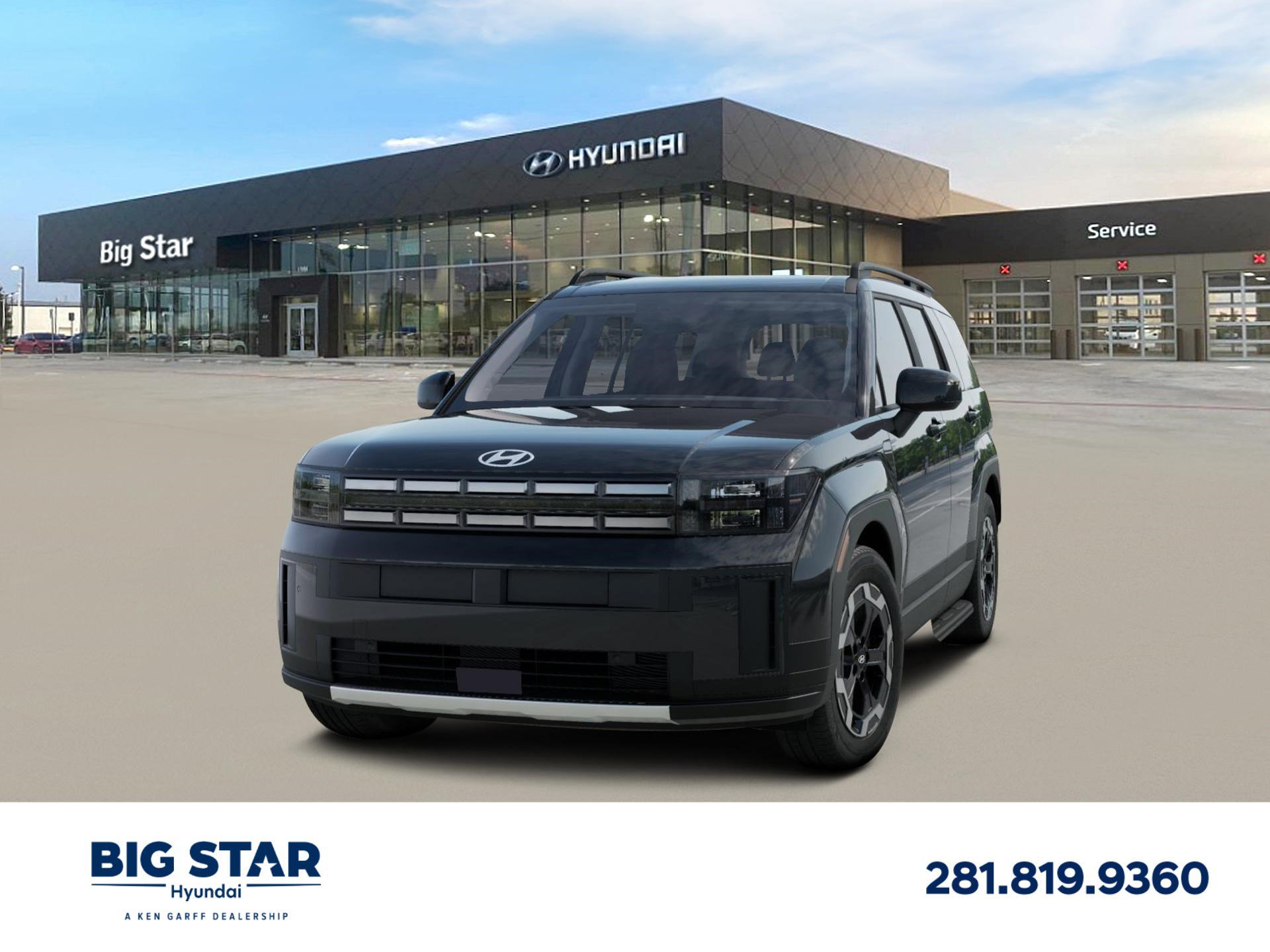 New 2026 Phantom Black Hyundai SEL FWD image 1