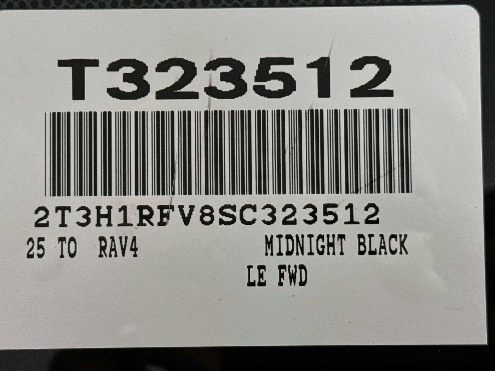 Certified Used 2025 Midnight Black Metallic Toyota LE image 41