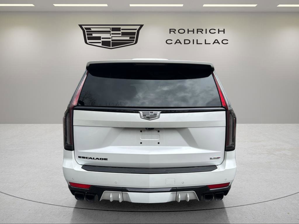 Certified Used 2023 Crystal White Tricoat Cadillac Escalade-V image 7