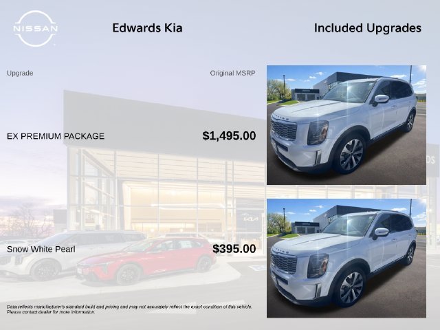 Used 2020 White Kia EX image 7