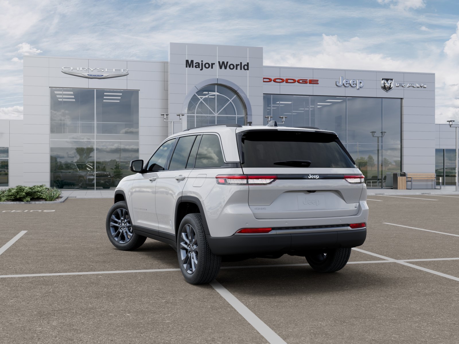 New 2026 Bright White Clear-Coat Exterior Paint Jeep  image 3