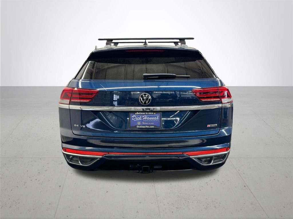 Used 2021 Blue Volkswagen 3.6L V6 SE w/Technology R-Line image 5