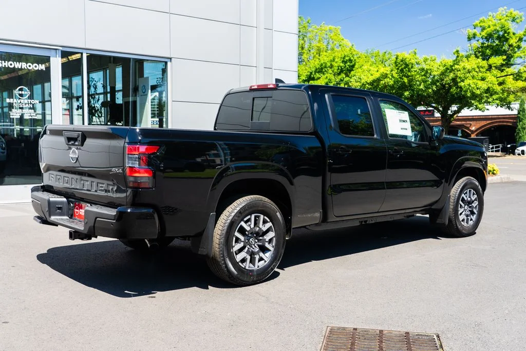 New 2026 Super Black Nissan Crew Cab SV Long Bed image 6