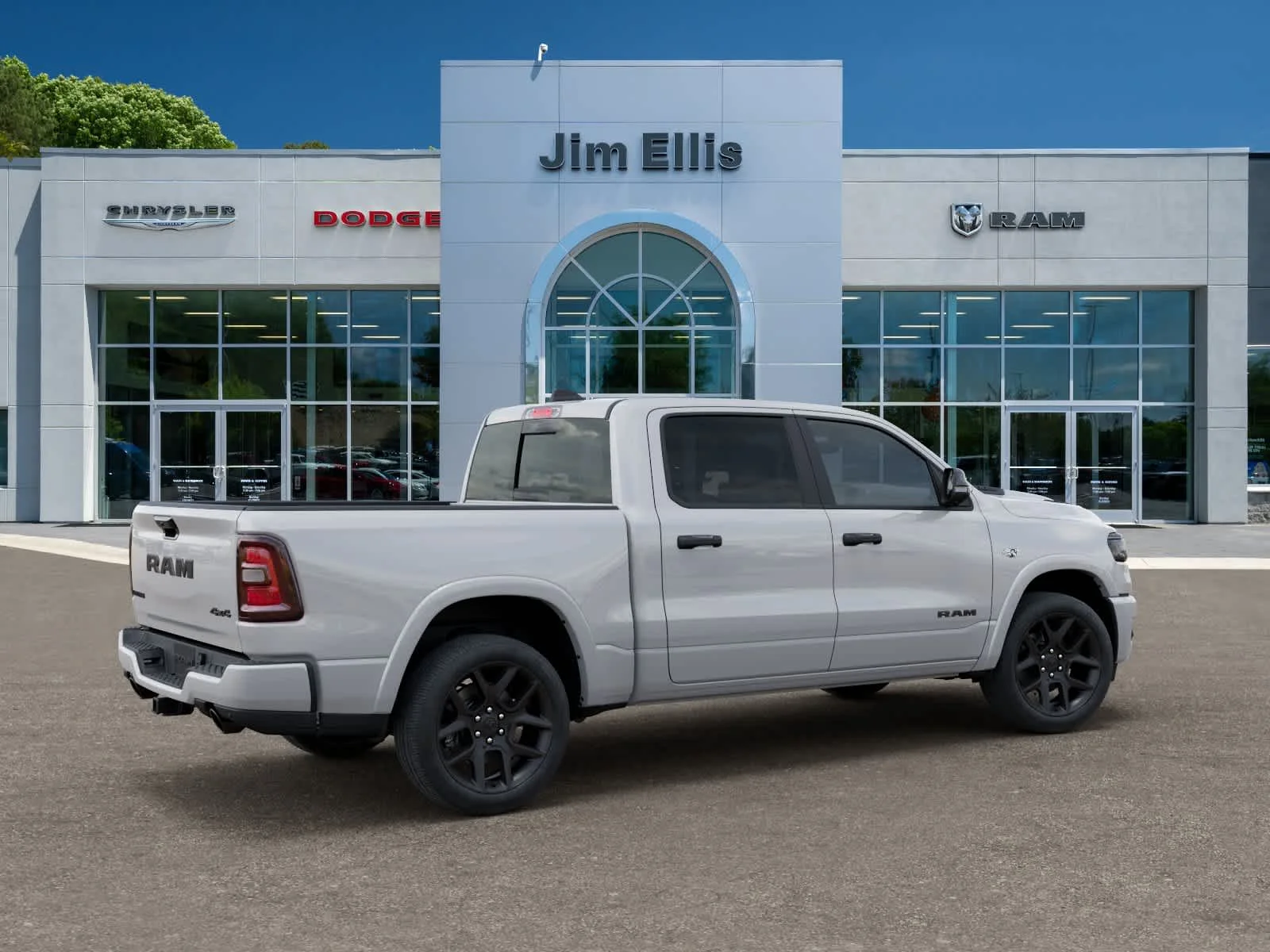 New 2026 Ivory White Tri-Coat Pearl-Coat Exterior Paint RAM Laramie image 4